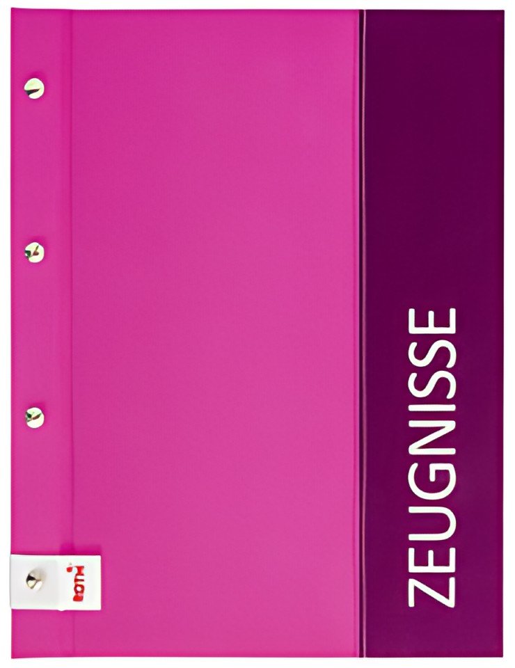ROTH Zeugnismappe "Spectrum", DIN A4, pink