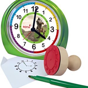 ROTH Réveil pour enfants & tampon, kit "Tyrannosaure"