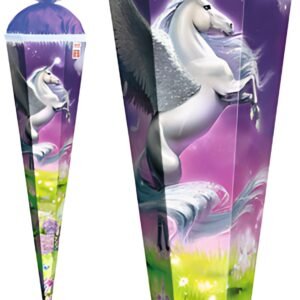 Cône scolaire ROTH "Magic Pegasus", carré, 850 mm, avec effet