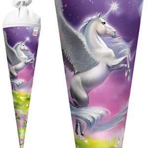 Cône scolaire ROTH "Magic Pegasus", rond, 700 mm, avec effet