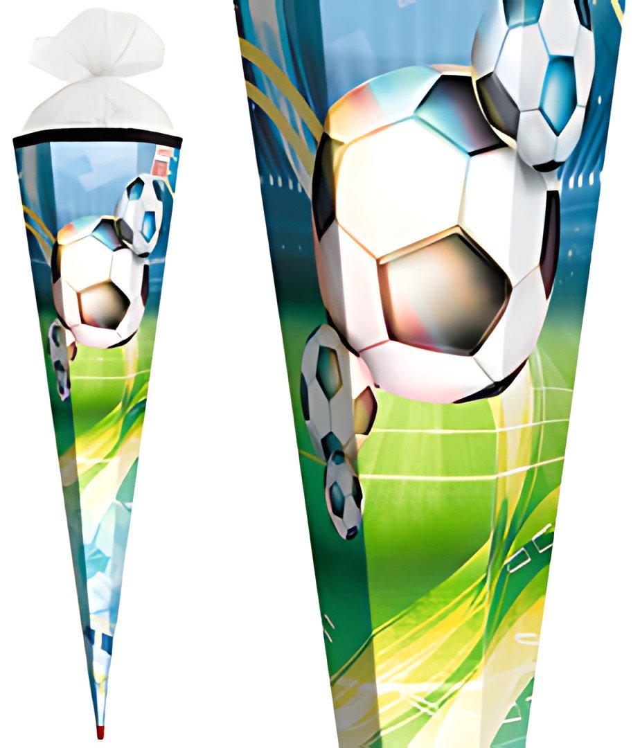 ROTH Schultüte "Fußball", eckig, 850 mm
