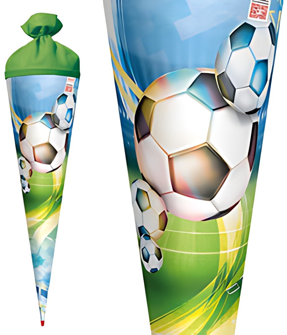 ROTH Schultüte "Fußball", rund, 700 mm