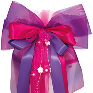 ROTH Noeud conique scolaire XXL "Purple Blooming", violet/rose