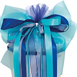ROTH Noeud conique scolaire XXL "California Blue", bleu