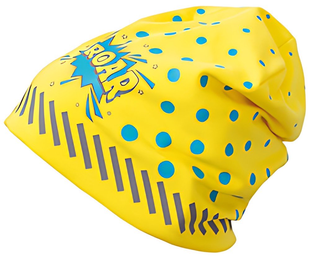 ROTH Bonnet jersey pour enfants ReflActions "Roar", jaune