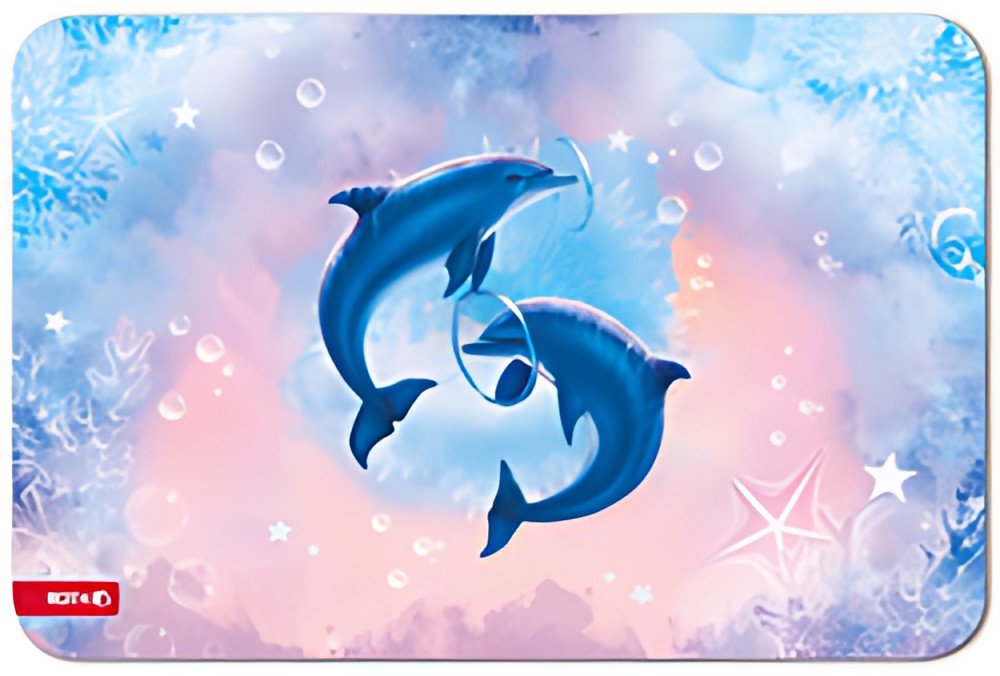 ROTH Sous-main "Dauphins", similicuir