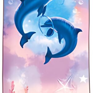 ROTH Serviette de bain pour enfants "Dauphins"