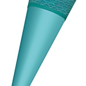Housse en tissu ROTH pour cône d'école en tissu DIY à repasser, turquoise