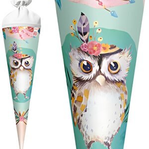ROTH Schultüte "Eule Lieselotte", rund, 700 mm