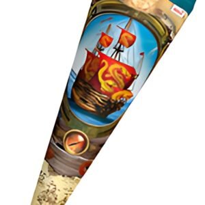 ROTH Schultüte "Piratenschiff", rund, 700 mm