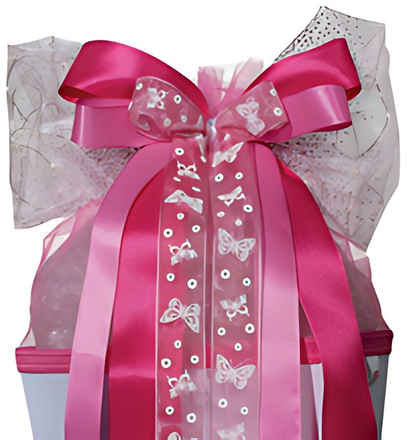 ROTH LED-Schultütenschleife "Pink Glamour", pink