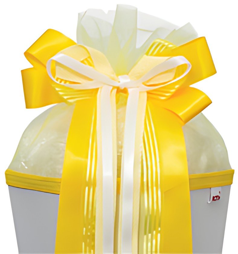 ROTH Schultütenschleife "Hello Yellow", gelb