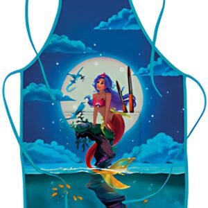ROTH Tablier de peinture "Sirène magique", poche frontale