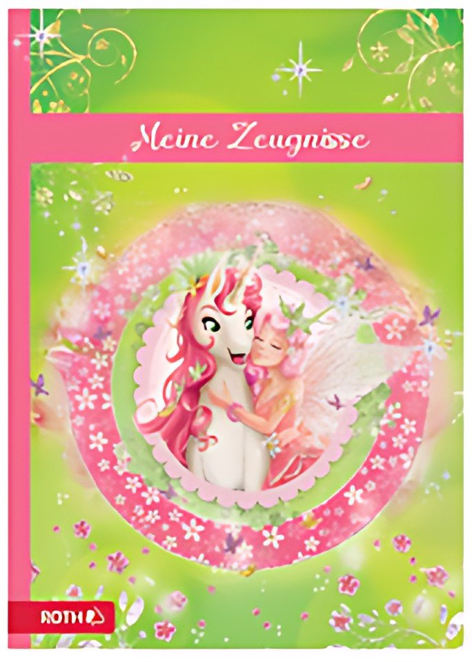 Dossier de certificat ROTH "Licorne Bonheur", avec design et effet