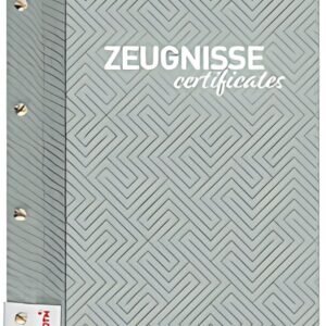 Modèle de dossier de certificat ROTH avec vis à livre "Dusty Mint"
