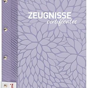 Modèle de dossier de certificat ROTH avec vis à livre "Purple Paradise"