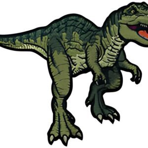 Patch thermocollant ROTH pour cône d'école en tissu DIY, T-Rex