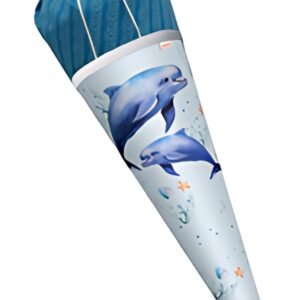 Cône d'école ROTH pièce préférée "Delfin Duo", rond, 700 m