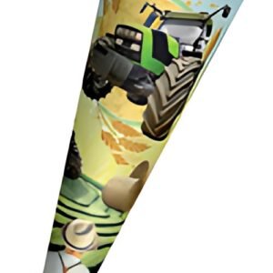 ROTH Schultüte "Traktor", rund, 700 mm