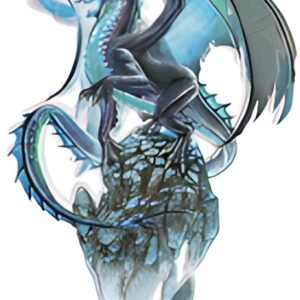 Thermocollant ROTH pour cône d'école en tissu DIY, dragon de glace