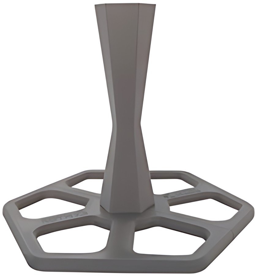 Support pour cône d'école ROTH, en plastique, gris
