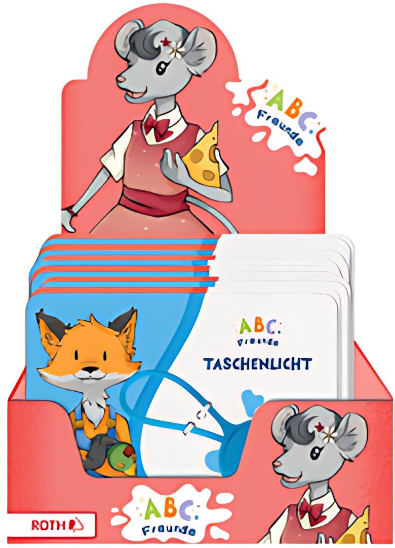 Lampe de poche ROTH "ABC Friends", sur l'écran