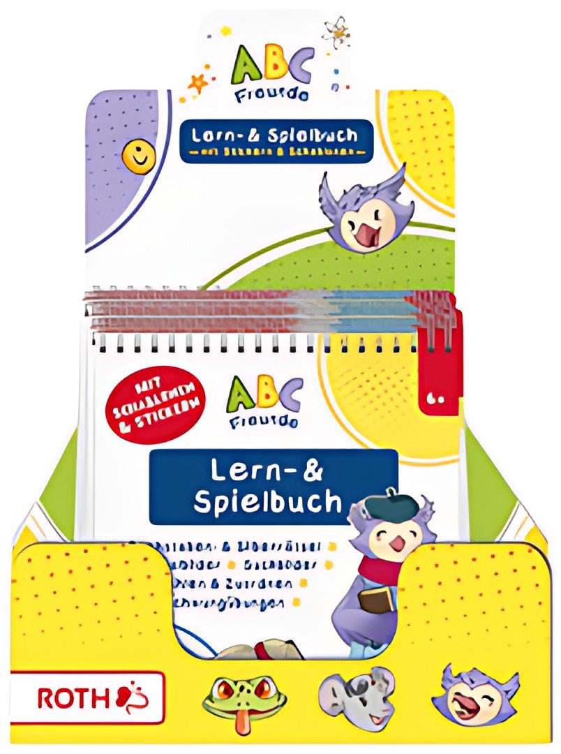 ROTH Lern & Spiel Buch "ABC Freunde", Display