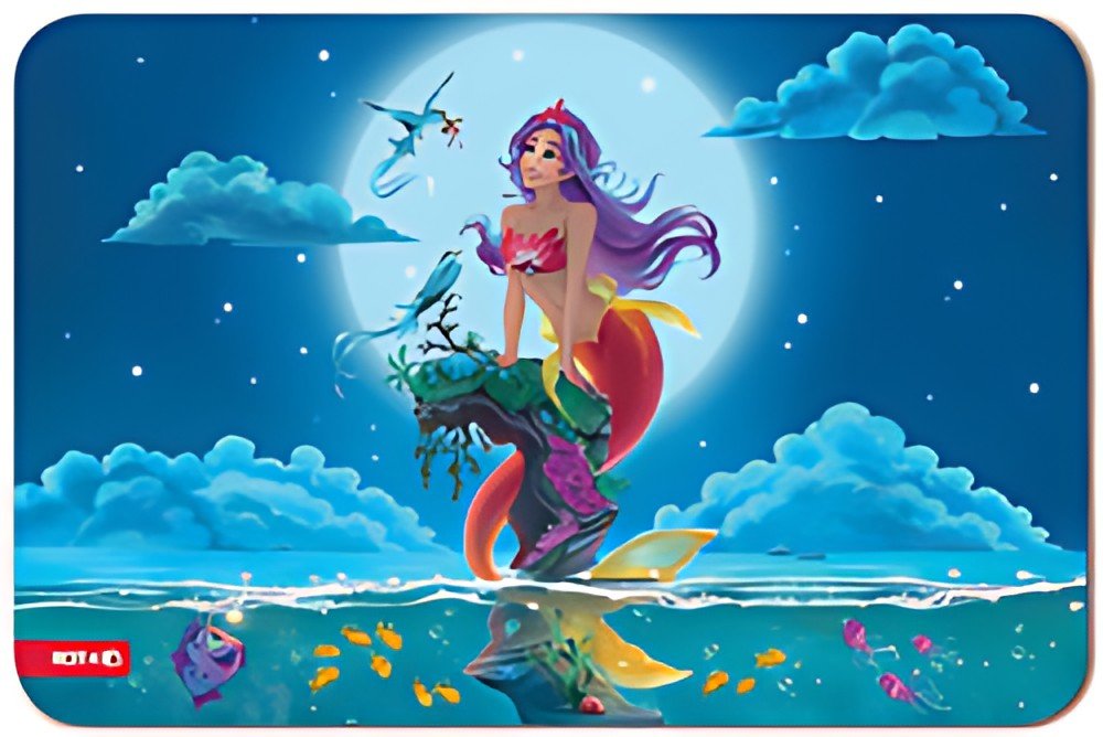 ROTH Sous-main "Sirène", similicuir