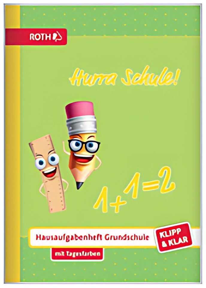 ROTH Hausaufgabenheft Klipp & Klar "Hurra Schule"