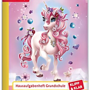 ROTH Hausaufgabenheft Klipp & Klar "Einhorn Beauty"