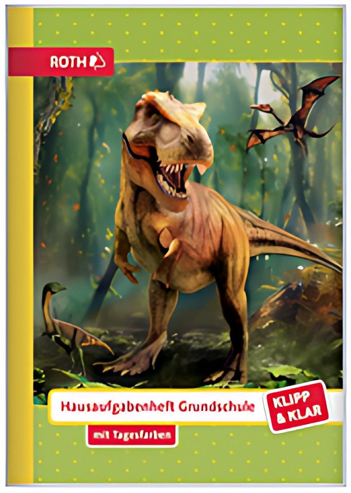 ROTH Hausaufgabenheft Klipp & Klar "T-Rex Welt"