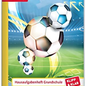 ROTH Hausaufgabenheft Klipp & Klar "Fußball"