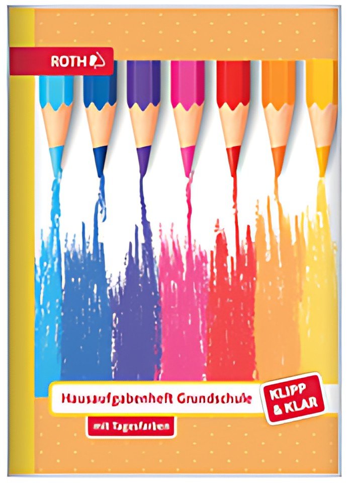 ROTH Hausaufgabenheft Klipp & Klar "Buntstifte"