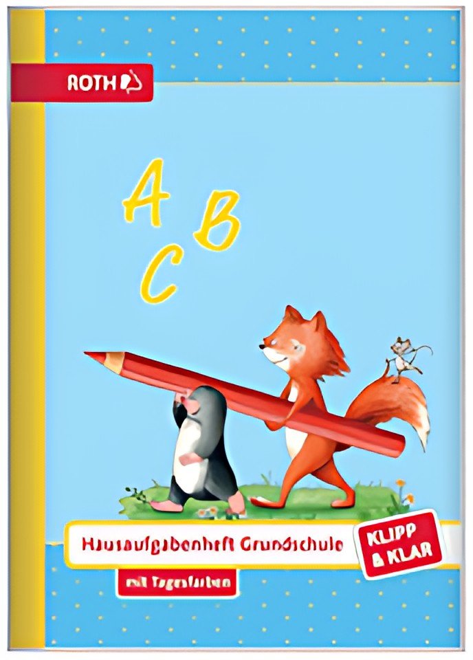 ROTH Hausaufgabenheft Klipp & Klar "Flinki & Schlau"