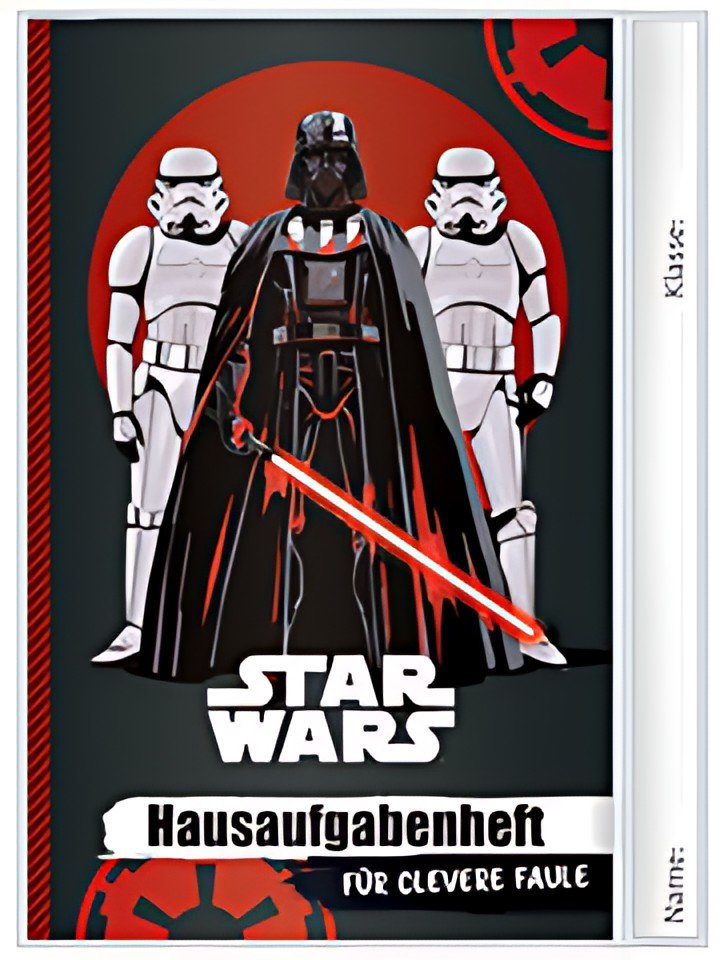 ROTH Hausaufgabenheft für clevere Faule "Star Wars"