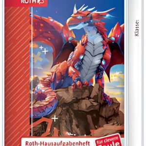 ROTH Hausaufgabenheft Kids für clevere Faule "Robo-Drache"