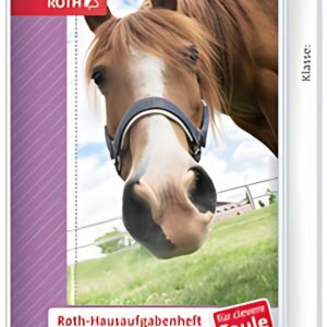 ROTH Hausaufgabenheft Tiere für clevere Faule "Pferd"