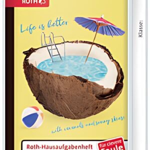 ROTH Hausaufgabenheft Teens für clevere Faule "Coconut Pool"