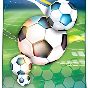ROTH Serviette de bain pour enfants "Football"