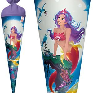 ROTH Schultüte "Magische Meerjungfrau", rund, 700 mm