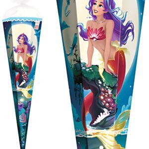 Cône scolaire ROTH "Magical Mermaid", carré, 850 mm, feuille