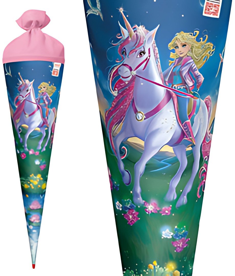 Cône scolaire motif ROTH "Magical Unicorn Rider", 700 mm