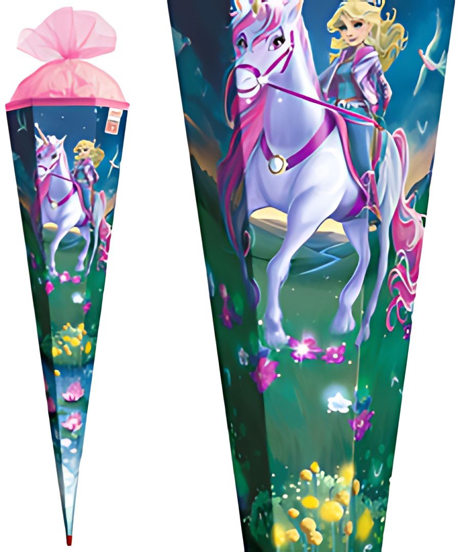 Cône scolaire motif ROTH "Magical Unicorn Rider", 850 mm