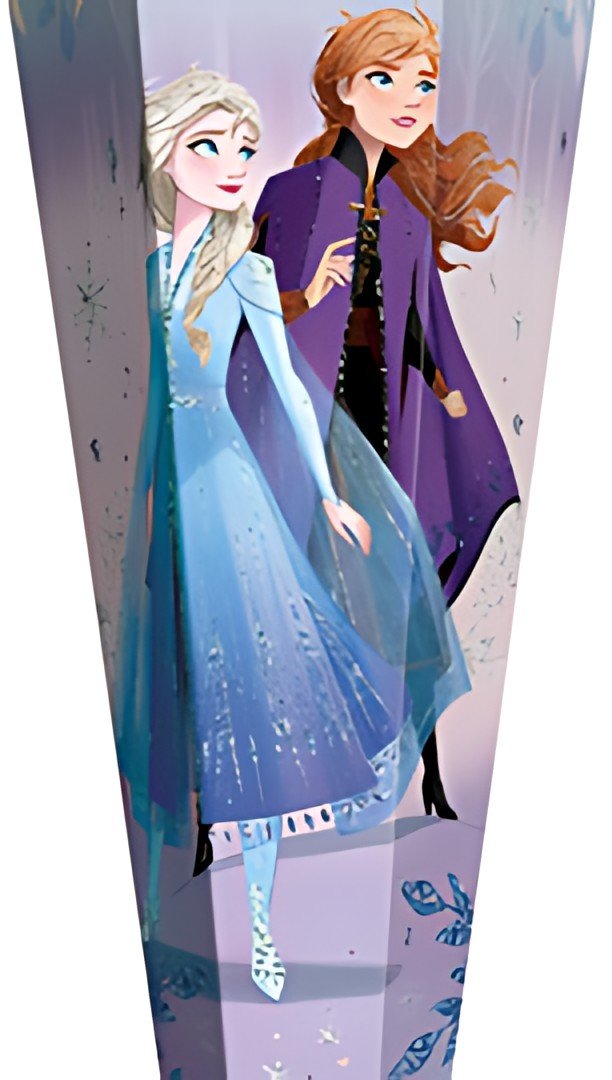 ROTH Motiv-Schultüte "Disney Frozen", rund, 700 mm, Glitter