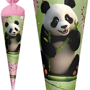 ROTH Schultüte "Panda", rund, 700 mm