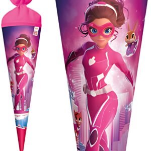 ROTH Schultüte "Agentin Laura", rund, 700 mm, Folie