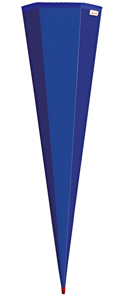 Cône scolaire ROTH vierge sans fermeture, 850 mm, bleu