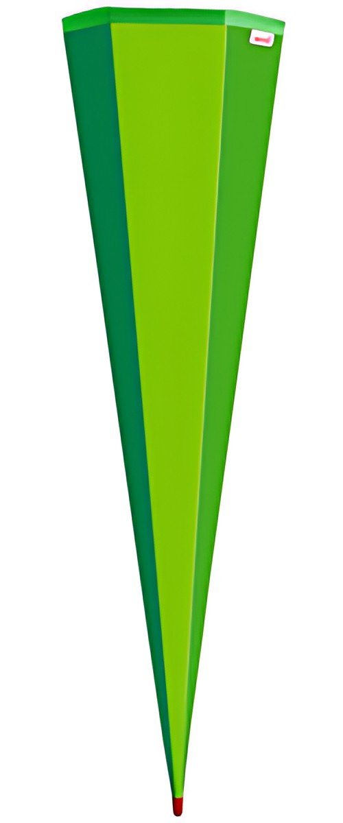Cône scolaire ROTH vierge sans fermeture, 850 mm, vert