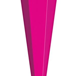 Cône scolaire ROTH vierge sans fermeture, 850 mm, rose