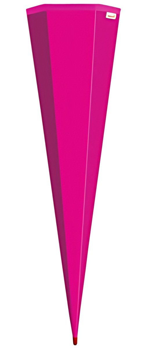 Cône scolaire ROTH vierge sans fermeture, 850 mm, rose